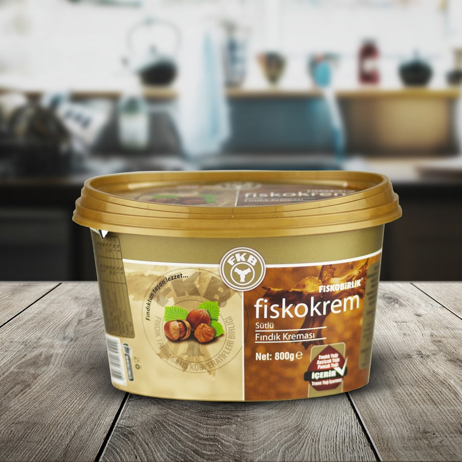 Fiskokrem Sütlü Fındık Kreması 800G